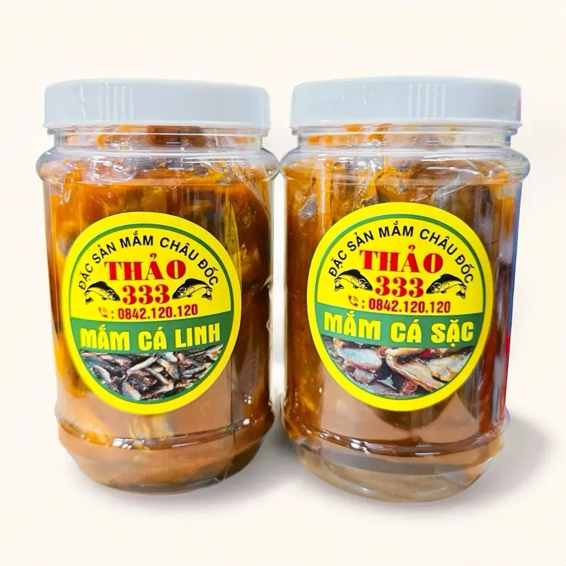 Combo 500g Mắm Cá Linh + 500g Mắm Cá Sặc - Dùng để nấu lẩu mắm , mắm kho , chưng thịt hột vịt Food