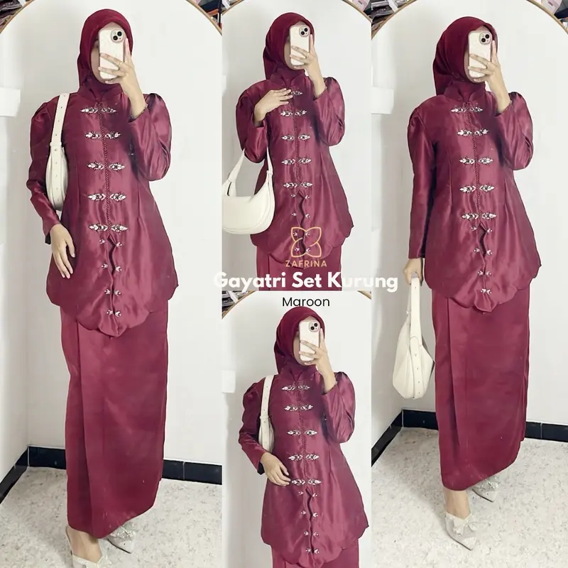 GAYATRI KURUNG MELAYU/BAJU WISUDA/BAJU BRIDESMAID/BAJU LAMARAN/BAJU KONDANGAN 1