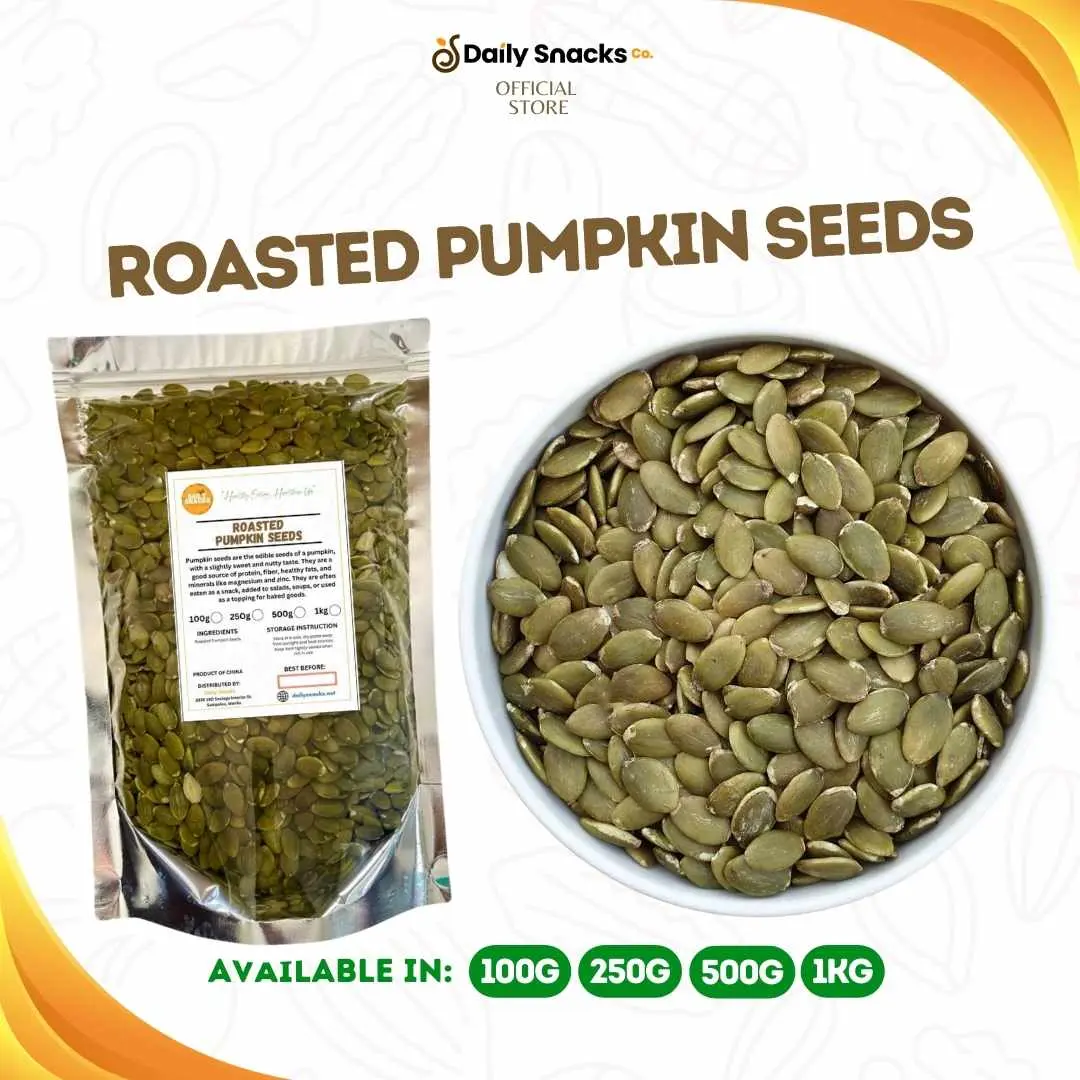 Daily Snacks Roasted Pumpkin Seeds (China) - in Ziplock Pouch