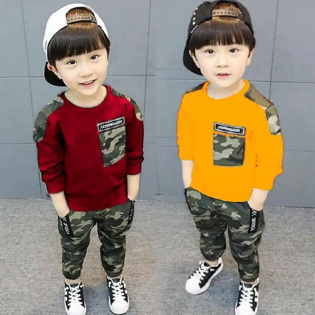 Baju Anak Setelan Army Celana Panjang Fashion