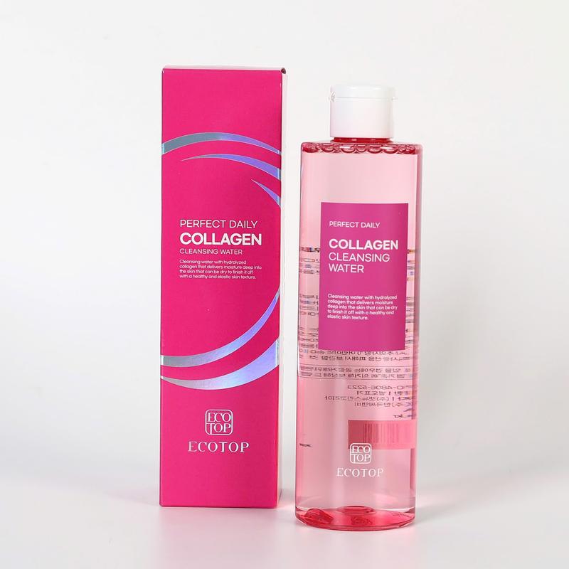  Nước Tẩy Trang 300ML Hàn Quốc Chiết Xuất Collagen - Daily Collagen Cleansing Water ECOTOP 