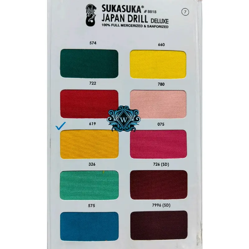 Kain Seragam Suka Suka Japan Drill 150cm - Bahan Halus dan Lembut Perlengkapan Pakaian 3