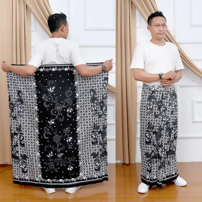 SARUNG BATIK GUS IQDAM/SARUNG BATIK PEKALOGAN/SARUNG BATIK MOTIF TERBARU/SARUNG BATIK DEKENGANE PUSAT/SARUNG BATIK PRIA DEWASA/ORI PREMIUM sarung  batik kain 3