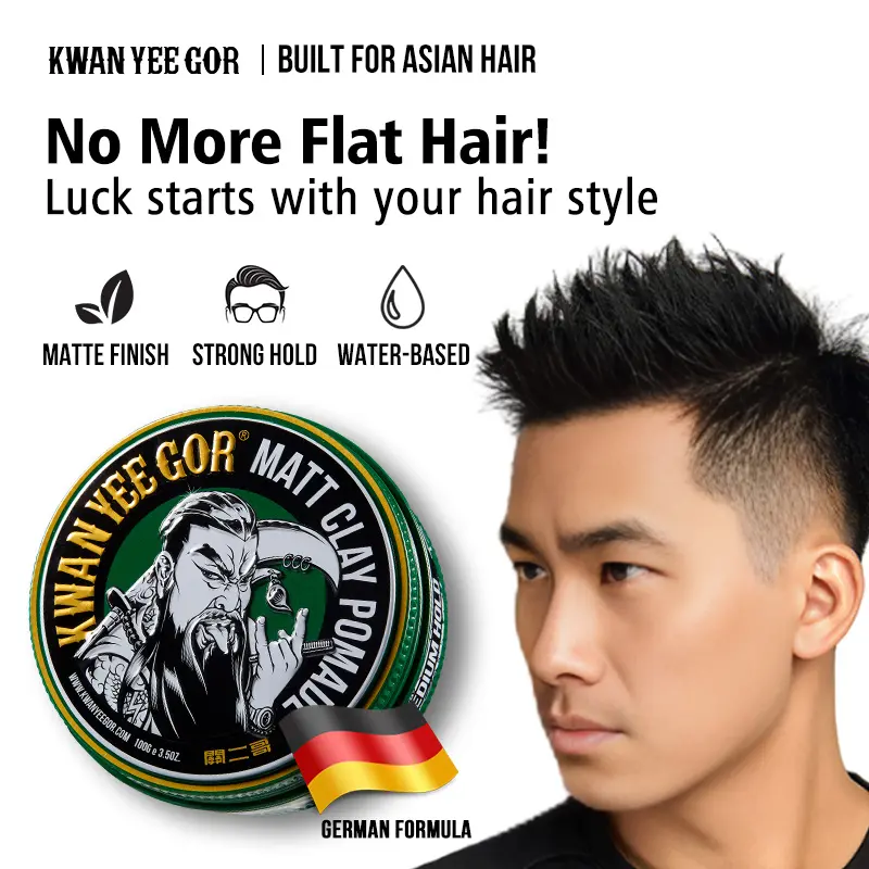 Natural Fluffy Mud Matte Natural Texture Pre Stitching Essential Matte Durable Setting Hair Gel Shaping