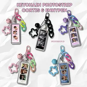 KEYCHAIN PHOTOSTRIP CORTIS ENHYPEN - GANTUNGAN KUNCI KEONHO SEONGHYEON
