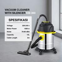 Gambar Kenmaster Vacuum Cleaner KM-360 Wet Blow & Dry / Penyedot Debu Basah & Kering Full Stainless Tank - VACU013 dari Kenmaster Official Store Kota Administrasi Jakarta Utara 3 Tokopedia