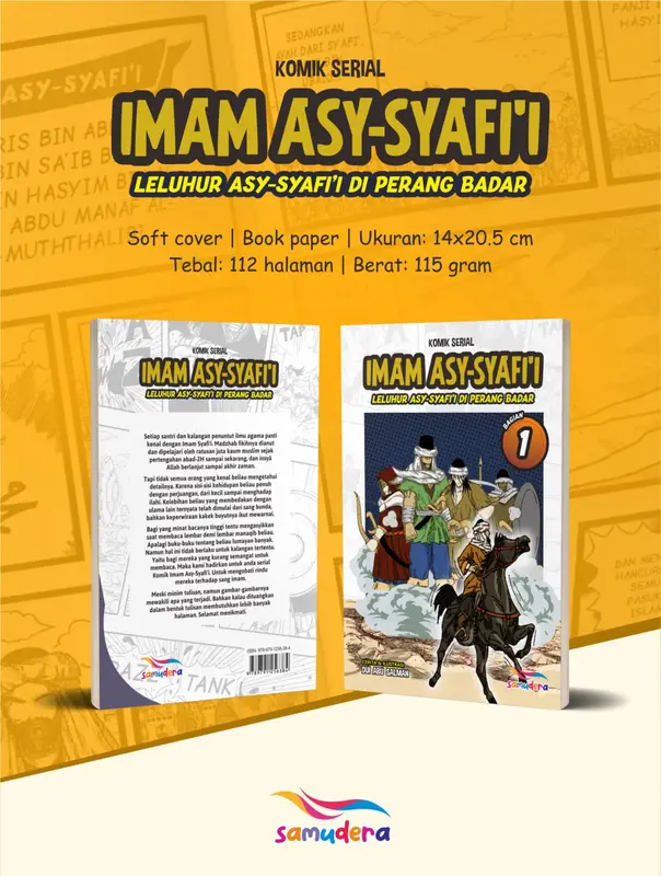 Komik Serial Imam Syafii Jalur Keturunan dan Leluhur Imam Syafii dalam Perang Badar Bersama Nabi Muhammad SAW Kartun Manga Islami 5