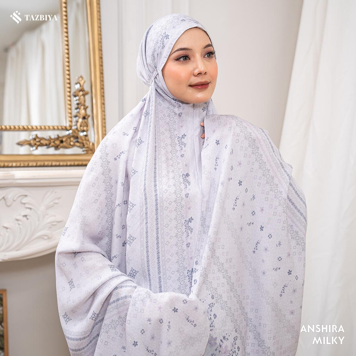 [NEW!] TAZBIYA - ANSHIRA SERIES | MUKENA RAYON DEWASA MOTIF | MUKENA DAILY CANTIK