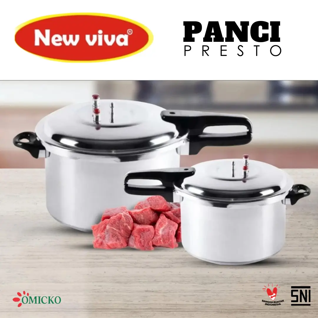 New Viva by Omicko Panci Presto Anti Karat 20 dan 22 cm