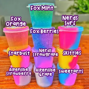 SLIME PAKET CANDY 25GR ( 1 PAKET ISI 10 PCS ) TERMURAH Anak Mainan