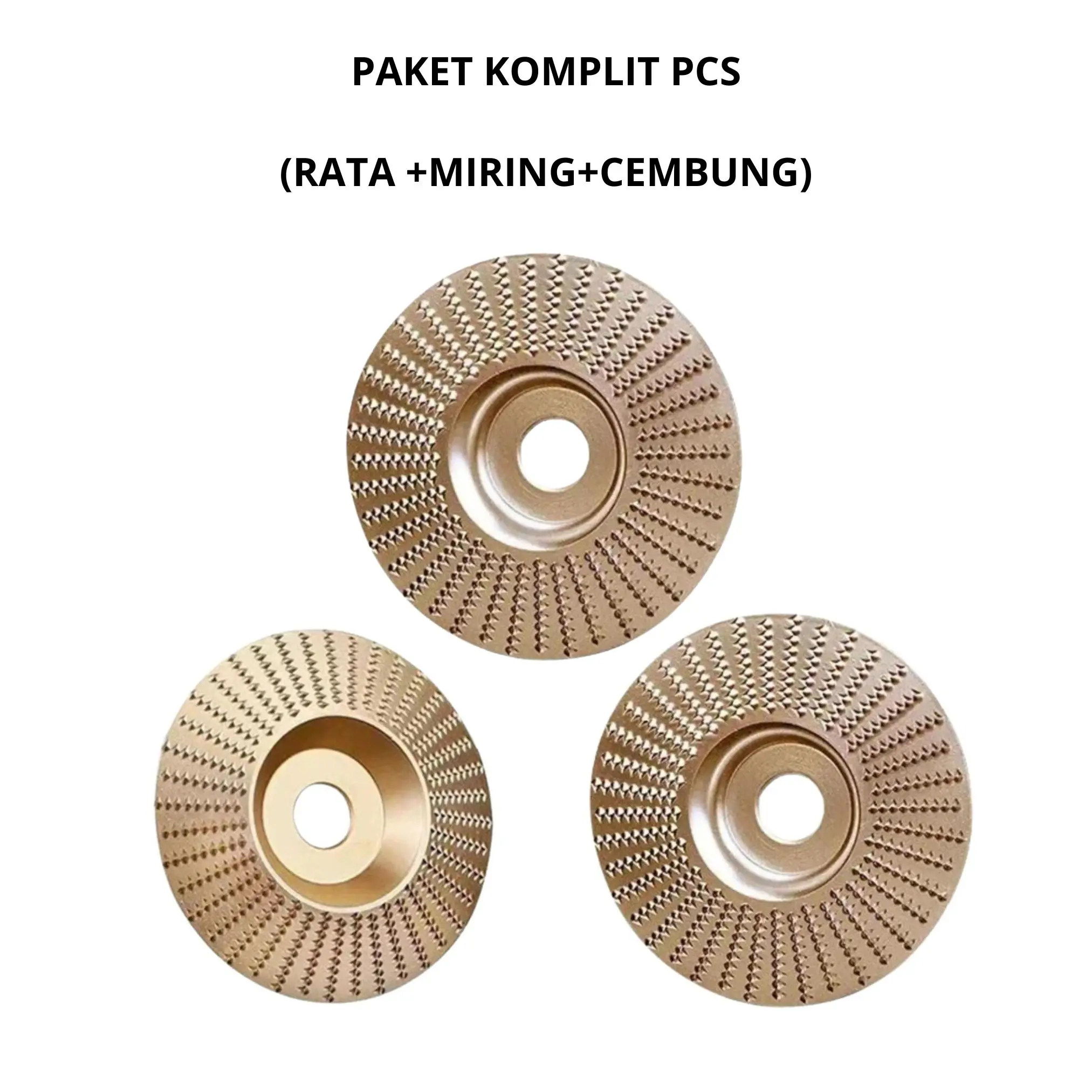 PAKET 3PCS (RATA+MIRING+CEMBUNG)