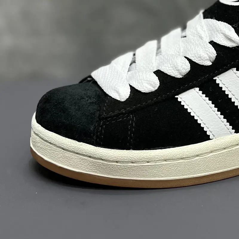 ETALASE 25 SNEAKERS CMPS HITAM LIS PUTIH / SEPATU GEMUK / SEPATU GENDUT / FULL SUEDE 0