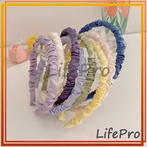 Bando Scrunchie Bando Kerut Scrunchie Headband Korea Bando Wanita Bando Bandana Scrunchie Bando Serut Bandana Serut Bando kekinian