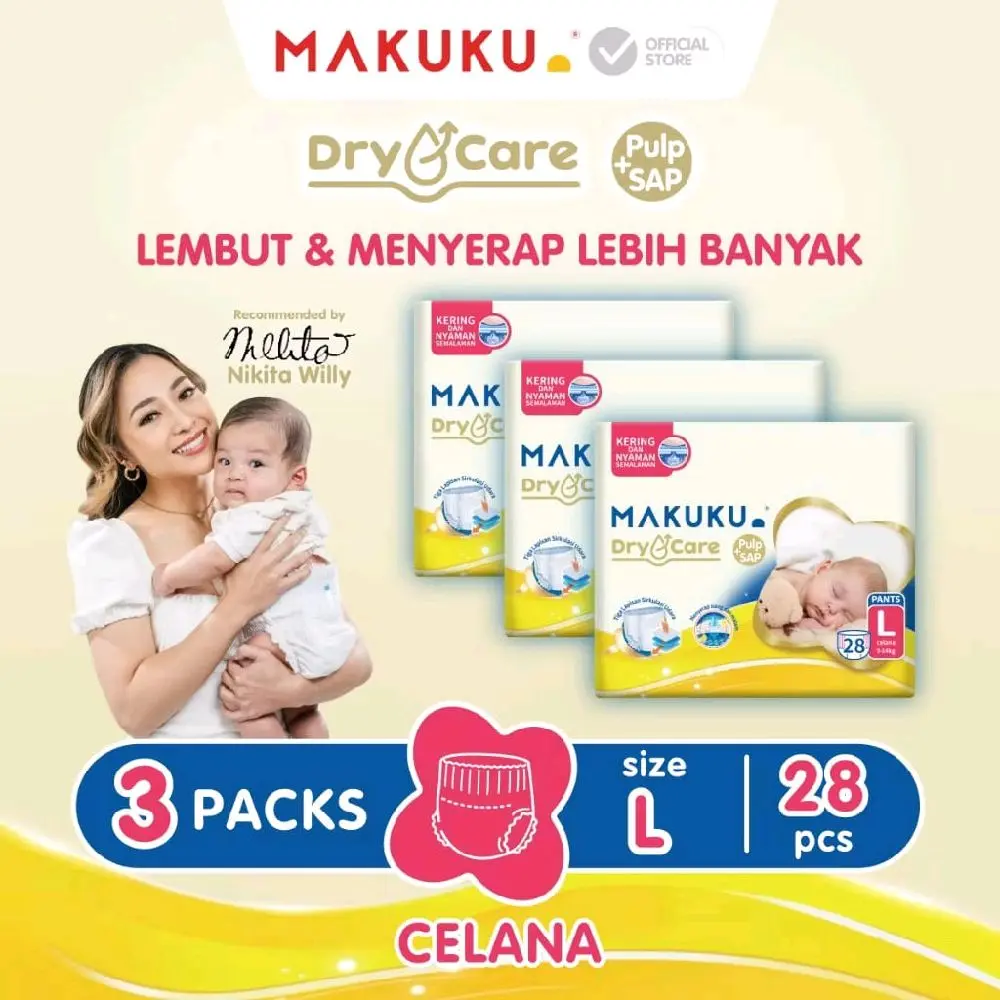 makuku dry care paket 3 ball L28 Bayi