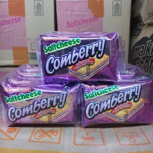 Kong Guan Saltcheese Comberry Biskuit Rasa Blackberry dan Cheese 17 g - Snack Lezat untuk Camilan Harian