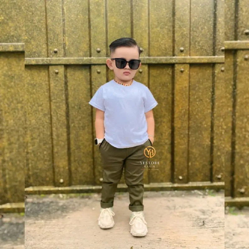 YESTORE KIDS Celana Anak Panjang Chinos Cowok Usia 2-10 Tahun Bahan Cotton Combed Anak-Anak 8