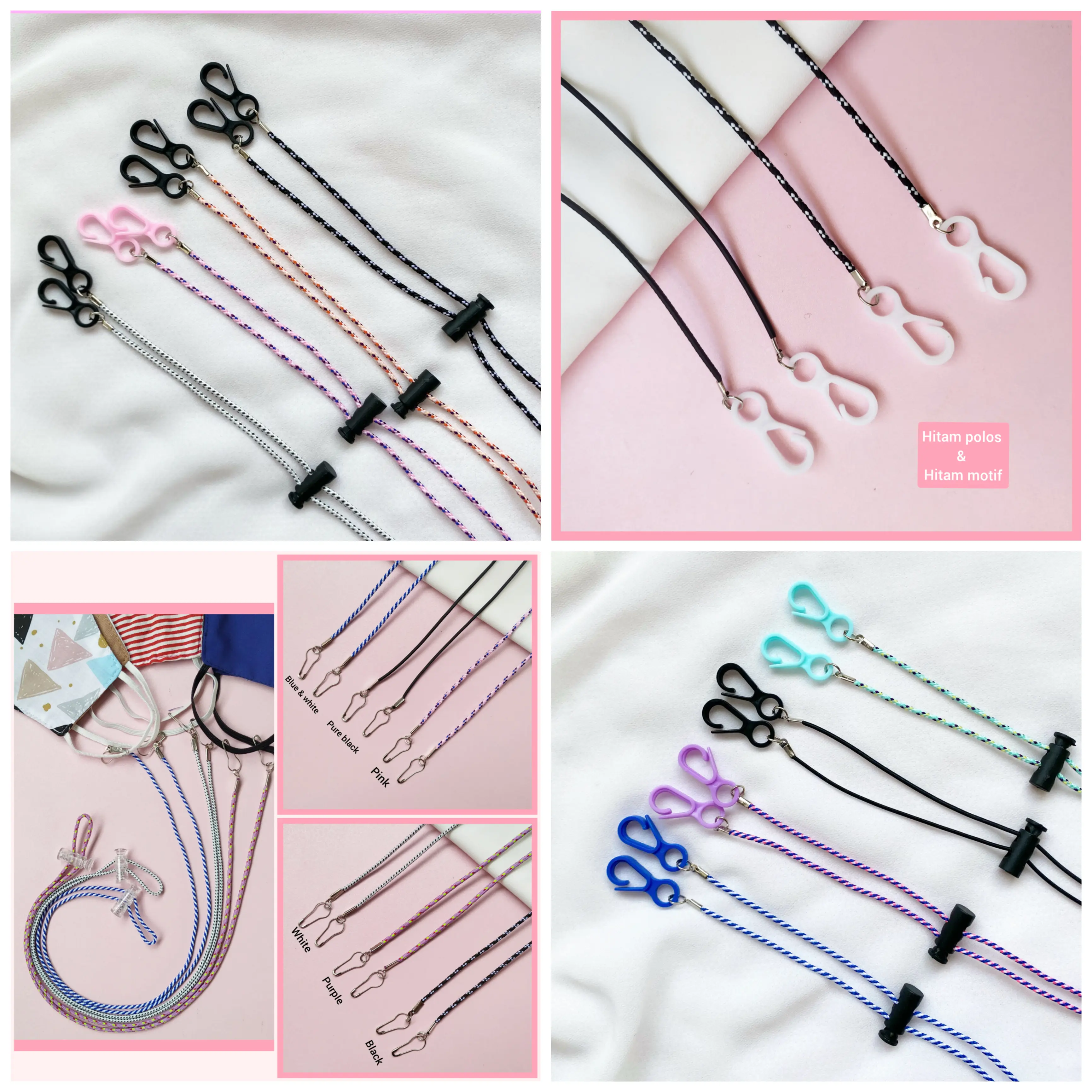 STRAP MASK + STOPPER 2 IN 1 | Konektor masker / lanyard