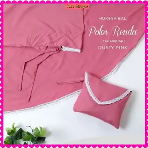 Mukena Polos Amplop / Mukenah Hyget / Mukenah Travelling Murah Atasan Kain Panjang Muslim
