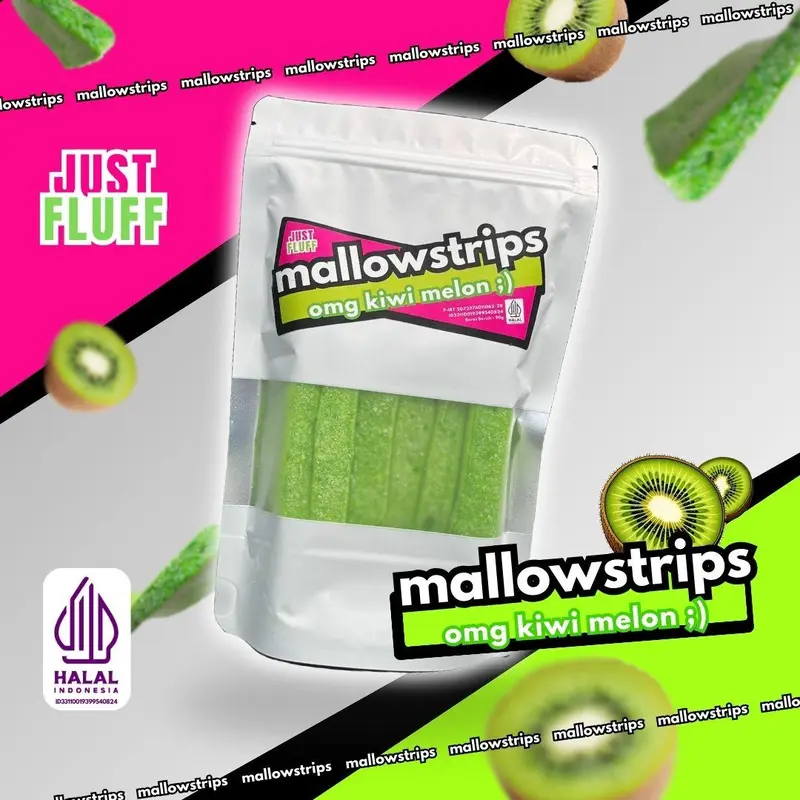4 PACK MALLOWSTRIPS [HALAL] JUSTFLUFF MARSHMALLOW [4 PACK] 4