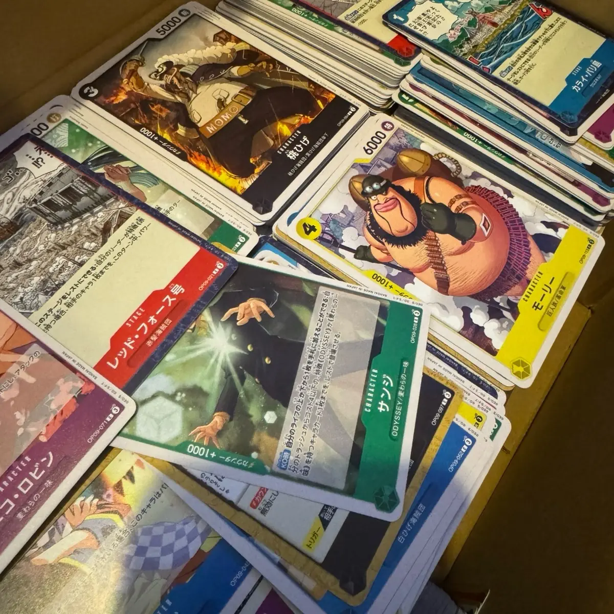 Cheap One Piece TCG random commons and uncommons