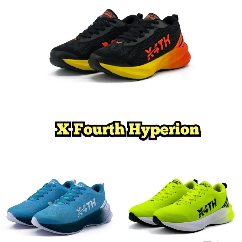 Sepatu Running Pria Wanita X Fourth Hyperion Sepatu Lari Pria Terlaris 0