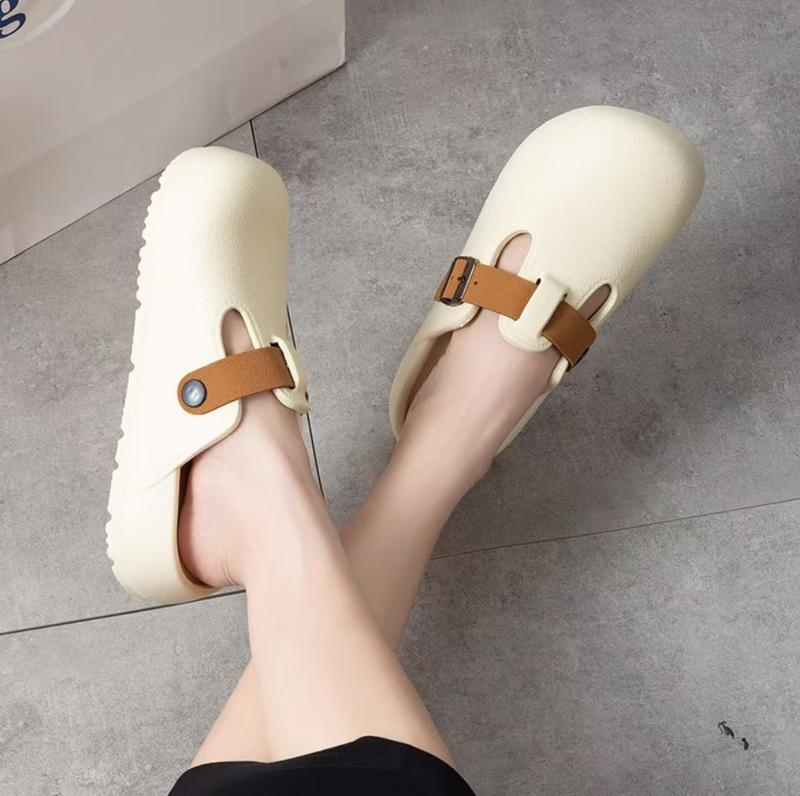 Giày Lười Bít Mũi Hàn Quốc Thời Trang Mới Nhất Và Phổ Biến Nữ DéP Nam Nhung Shoes