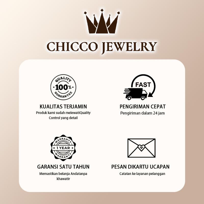 Jewelery Paket Kalung Tangan Couple Elegan Cantik Kombo Carat  Adjustable Berkualitas Tinggi Dengan Desain Yang Elegan wanita Couple wedding Pasangan Cowo Pria Anti Karat Luntur Berubah Garansi 1Tahun  Cincin Anting COD 03 8