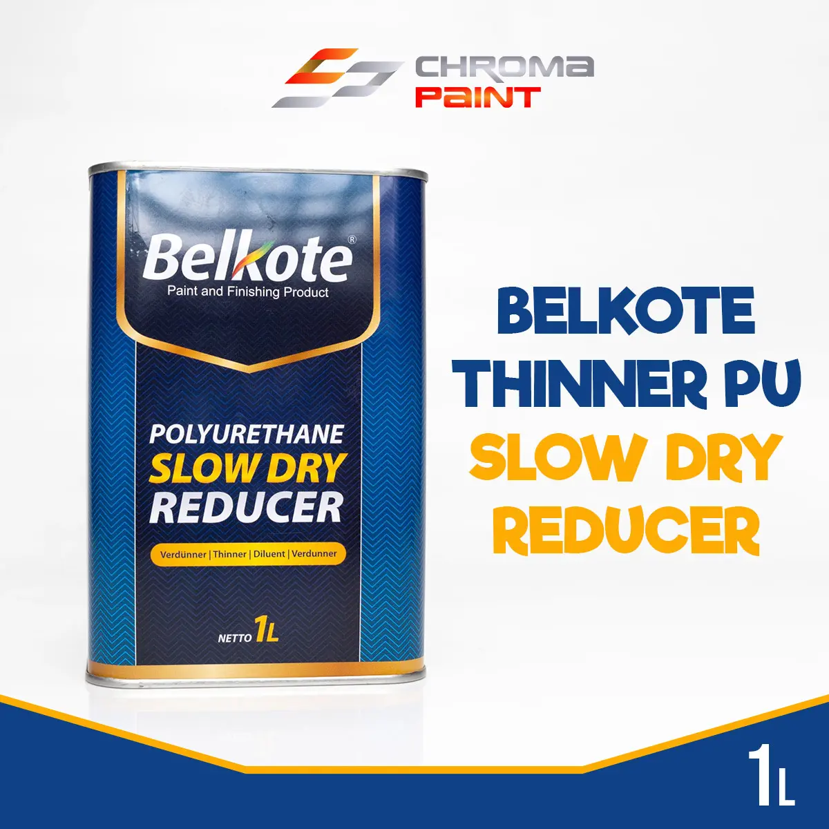 Belkote PU Slow Dry Reducer (1 L) Pengencer Cat Mobil