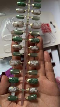 Product Review of AdoraNails - [Koleksi Cat Eye 30 pcs] [NO BOX GRATIS LEM JELLY] Kuku Palsu / Kuku Palsu Cat Eye / Nail Art Daily Elegan Model Baru 30 pcs dan Lem Jelly untuk Wisuda Wedding Acara Cat Tangan Polish Tempel from R**a T**a 0