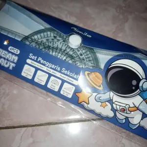 [READY] Aimilo Penggaris Lucu 1 Set 4 Pcs Premium Ruler Dapat Ditekuk Tanpa Patah Plastik