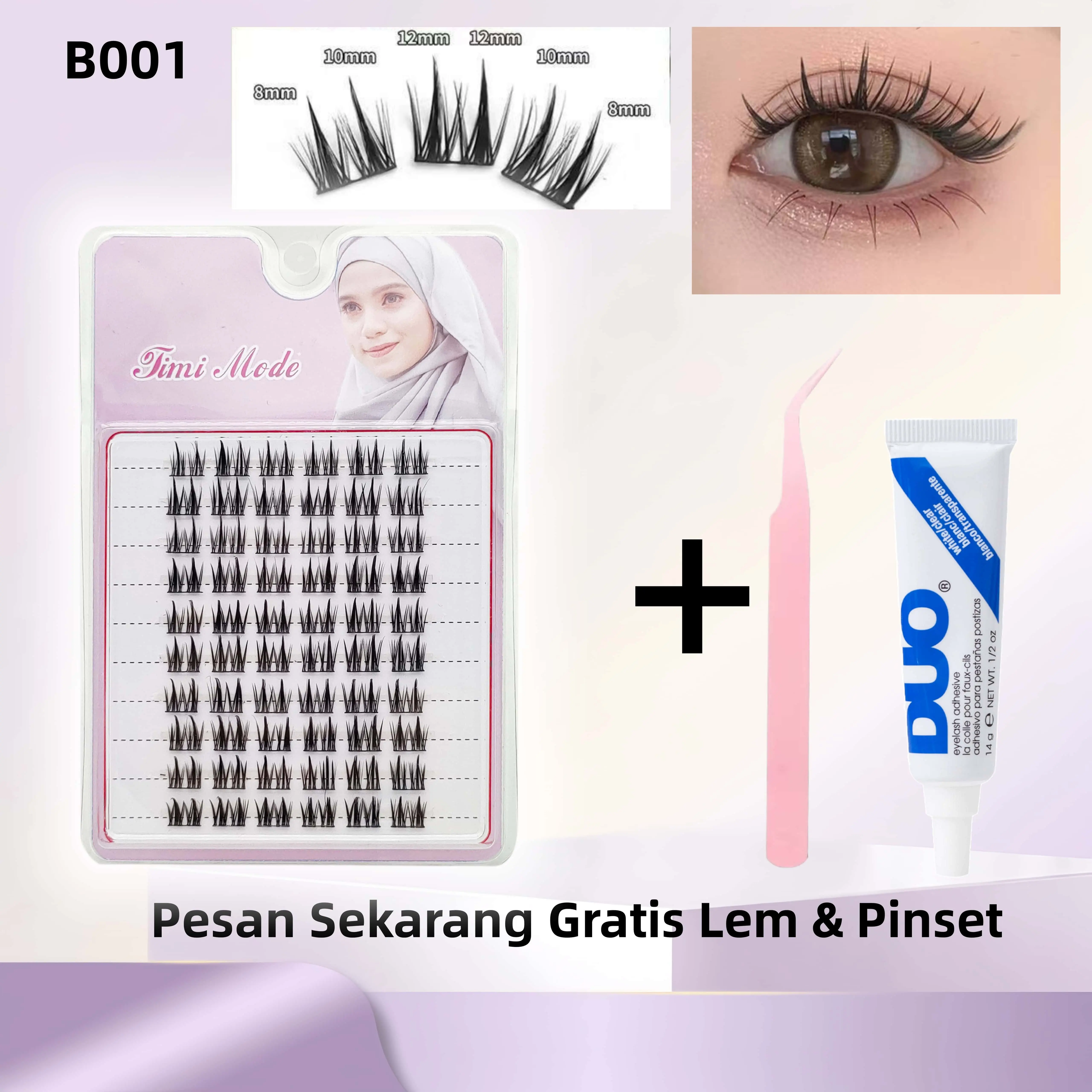 B001(Gratis lem dan pinset)