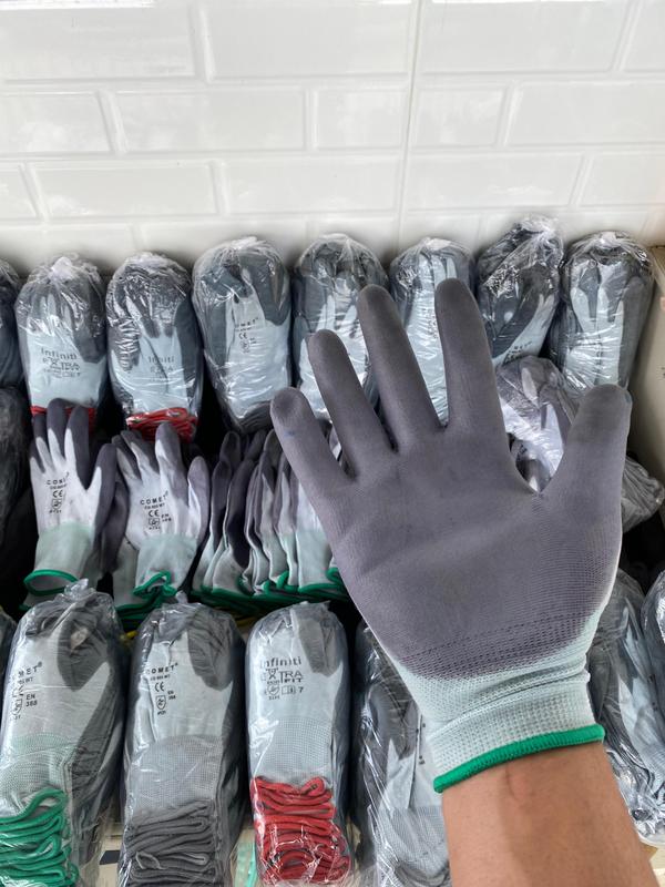Isi 3 Lusin Sarung Tangan Kerja Karet Safety 8