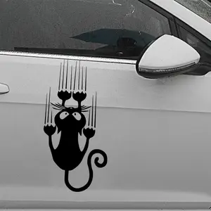 New Design Black Cat Car Sticker Vinyl Decal For Car Window Decor Hot