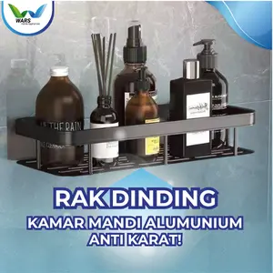 WARS Rak Dinding Tempat Sabun Shampo Kamar Mandi Alumunium Anti Karat