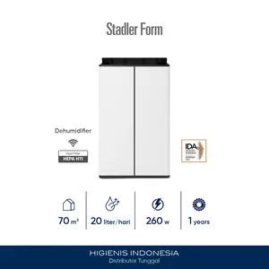 Stadler Form Lukas - Smart Wifi Air Dehumidifier Serap Kelembapan 20L/hari Jangkauan 70 m2 dengan Filter HEPA & Timer Digital