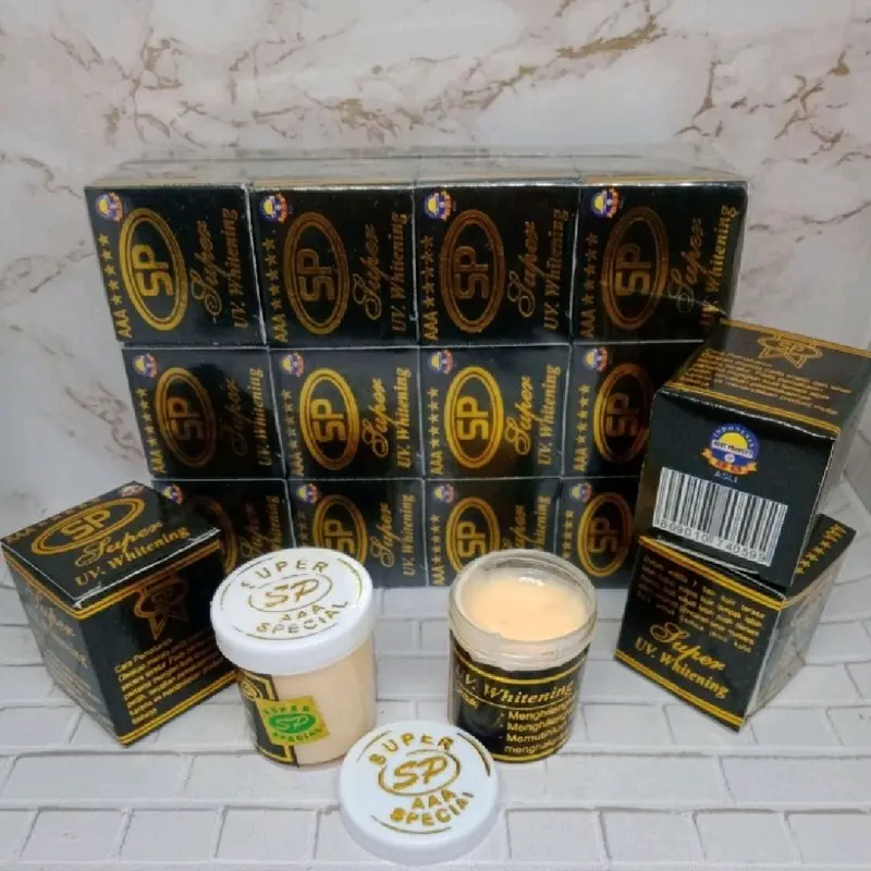 Cream Sp Hitam Uv AAA Siang dan Malam Pelembab Wajah Mencerahkan Perawatan Pencerah Moisturizer - 3 Pcs 1