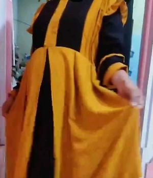 Product Review of MAXY DRESS TERBARU/GAMIS WANITA DEWASA JUMBO TERLARIS/MAXI DRESS DEWASA MODERN/GAMIS LEBARAN Crinkle Kombinasi from n**d 3