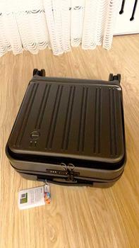 Product Review of Multifunctional suitcase 18-Inch Front Open Towing Bag with USB Charging and TSA Customs Lock - Portable Business Travel and Students' Case Can board without checking from N** G**n 1