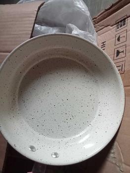 Product Review of Panci Teflon Frypan Marble Enamel / Teflon Frypan Marble Berwarna / Teflon Frypan Enamel Anti Lengket penggorengan anti lengket Kitchenware teflon  serbaguna from 📍**k j**📍 1