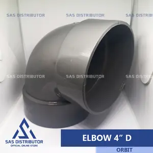 Keni 4" inch PVC Orbit / Knee 4" inch D / Elbow 4 in / Letter L / Knie 4" inch PVC / Elbow Pipa 4"