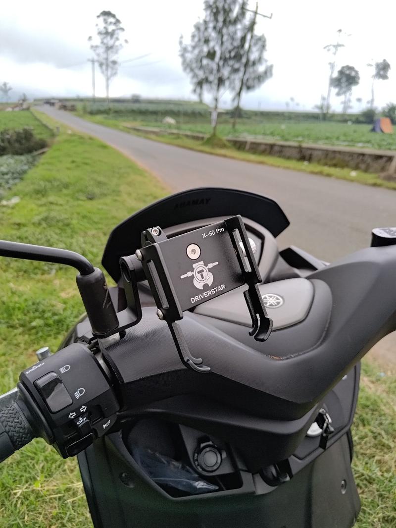 Product Introduction of ( FULLSET ) Holder Motor MoTo Phoenix X-50 Pro Full Logam dengan Bracket Extention Spion Motor Phone Holders & Mounts 18