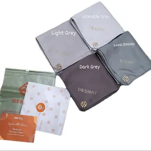 Hijab Deenay Original Liza Series Grey Polos Deenay Liza Variant Abu