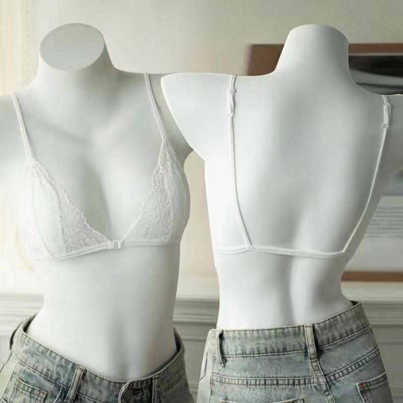 Front Closure Bra Women's Lace Underwear Wireless Backless Lingerie Ultra-thin Bralette 4 Colors 2