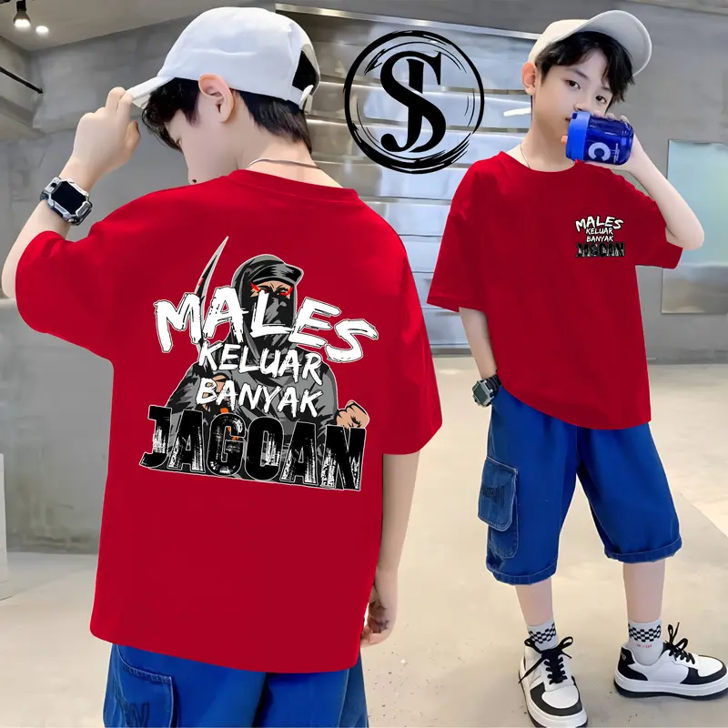 BAJU ANAK LAKI LAKI SIZE M,L,XL,XXL ATASAN ANAK PAKAIAN ANAK DISTRO KAOS ANAK PREMIUM BAJU ANAK ANAK TERLARIS ATASAN ANAK USIA 3-15 TAHUN MAL*S K*LUAR BANYAK JAG*AN STORE JUNIOR 4