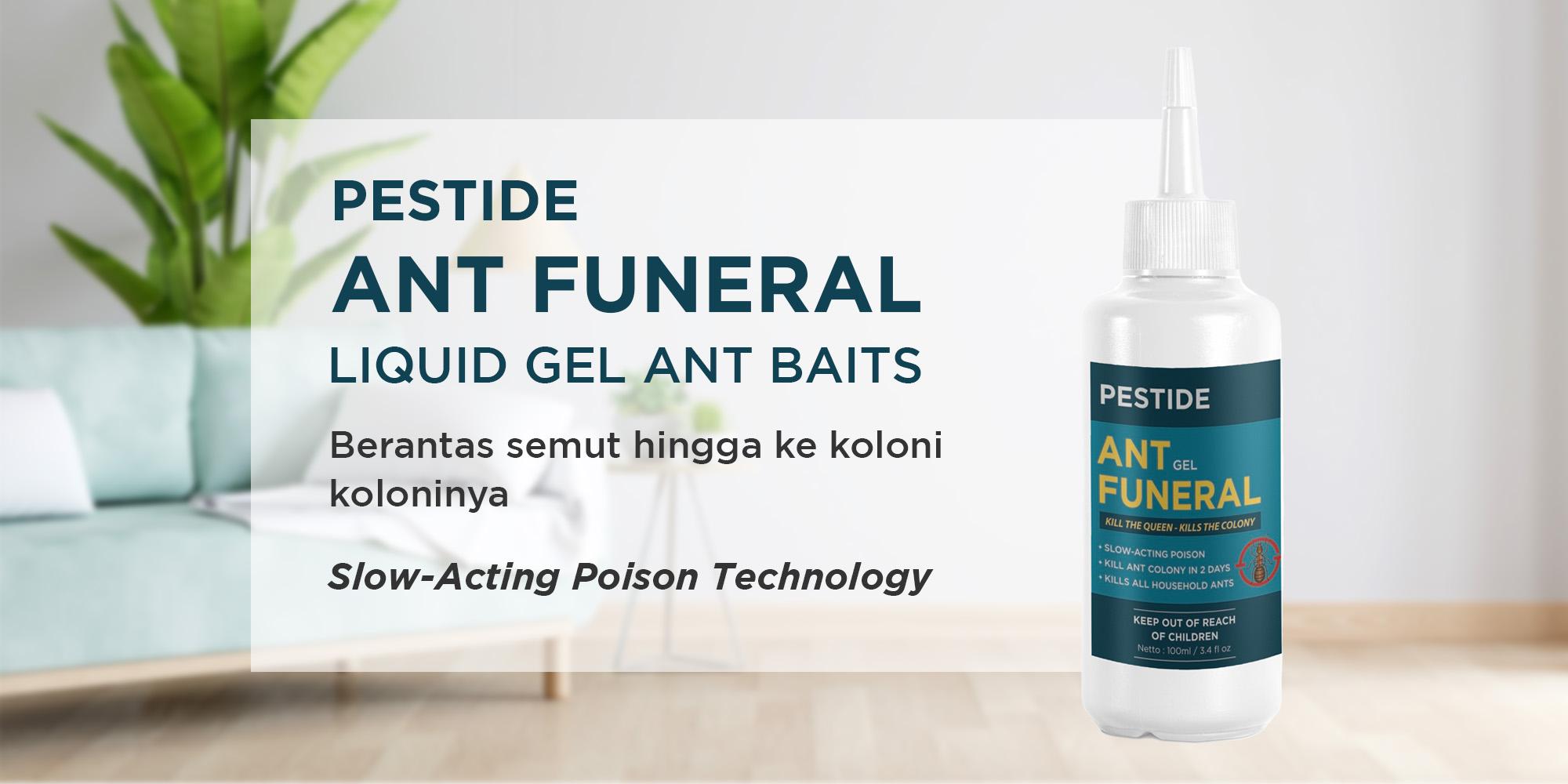 Racun semut pestide pembasmi semut sampai ke koloninya . Racun semut pestide pembasmi semut sampai ke koloninya .