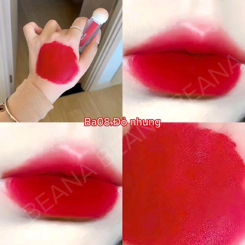 Son kem lì BA luxury màu Đỏ Rusi mềm mịn lâu trôi Nữ Trang Điểm Mỹ Phẩm Cosmetic Son Môi Women