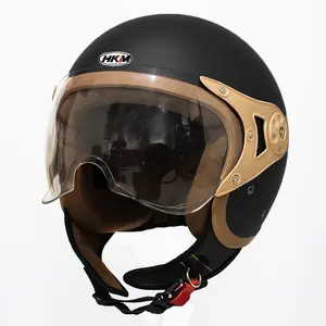 Helm HKM Kekinian BOGO Hijab Kaca Pilot Bening Model Elegan Nyaman Standar SNI Visibilitas Maksimal Cocok Hijabers Harga Pabrik Sporty,list cokelat