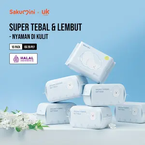 Sakumini Tisu Kering Bayi Facial Thickened Soft Tissue Mouth Hand baby Wipes 20Pcs
