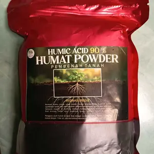 Asam Humat isi 1 Kilo Pembenah Tanah Tanpa Campuran 100% Original Untuk Tanaman Cabai, Durian, Dll