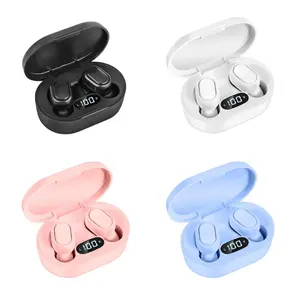 TWS E7S Headset Bluetooth Gaming Earphone dengan Mikrofon dan Bass Earbud Nirkabel Ponsel Headphones Wireless Handsfree